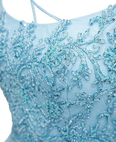 Tulle Homecoming Dresses 2025 Sparkly Short Prom Dresses Spaghetti Straps A-line HOCO Dresses