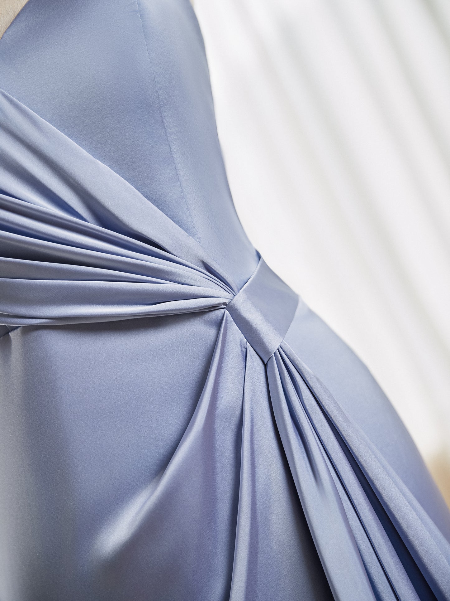 One Shoulder Bridesmaid Dresses Mermaid Satin Prom Dress 2025 Long Ruched Bodycon Evening Party Gowns with Slit