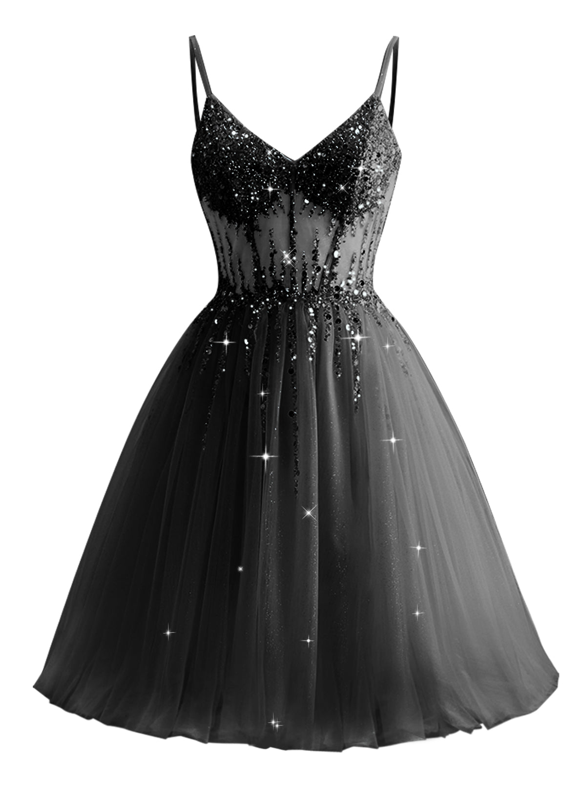 Tulle Homecoming Dresses 2025 Prom Dresses Short Sparkly Beaded Formal Party Gowns
