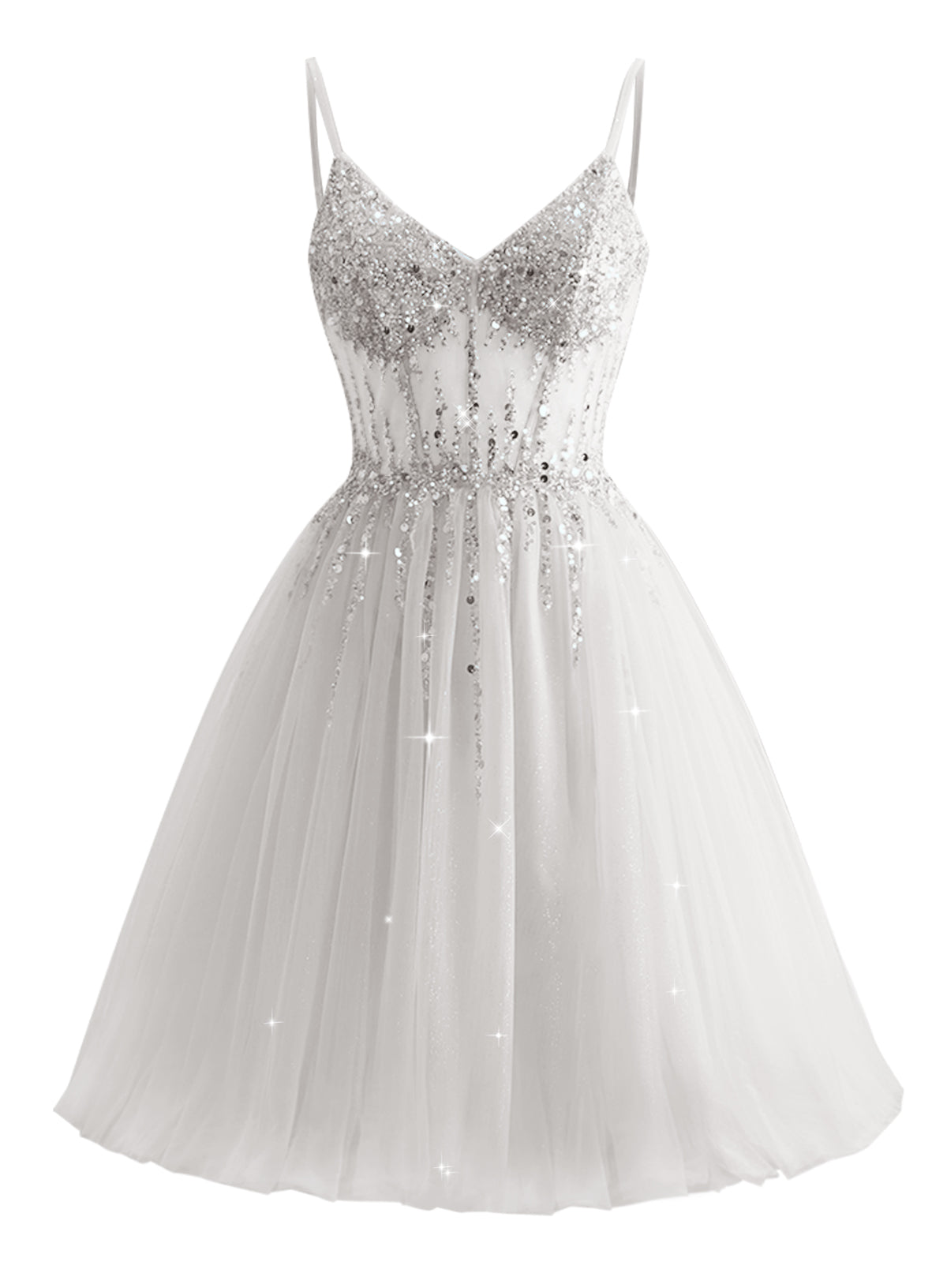 Tulle Homecoming Dresses 2025 Prom Dresses Short Sparkly Beaded Formal Party Gowns